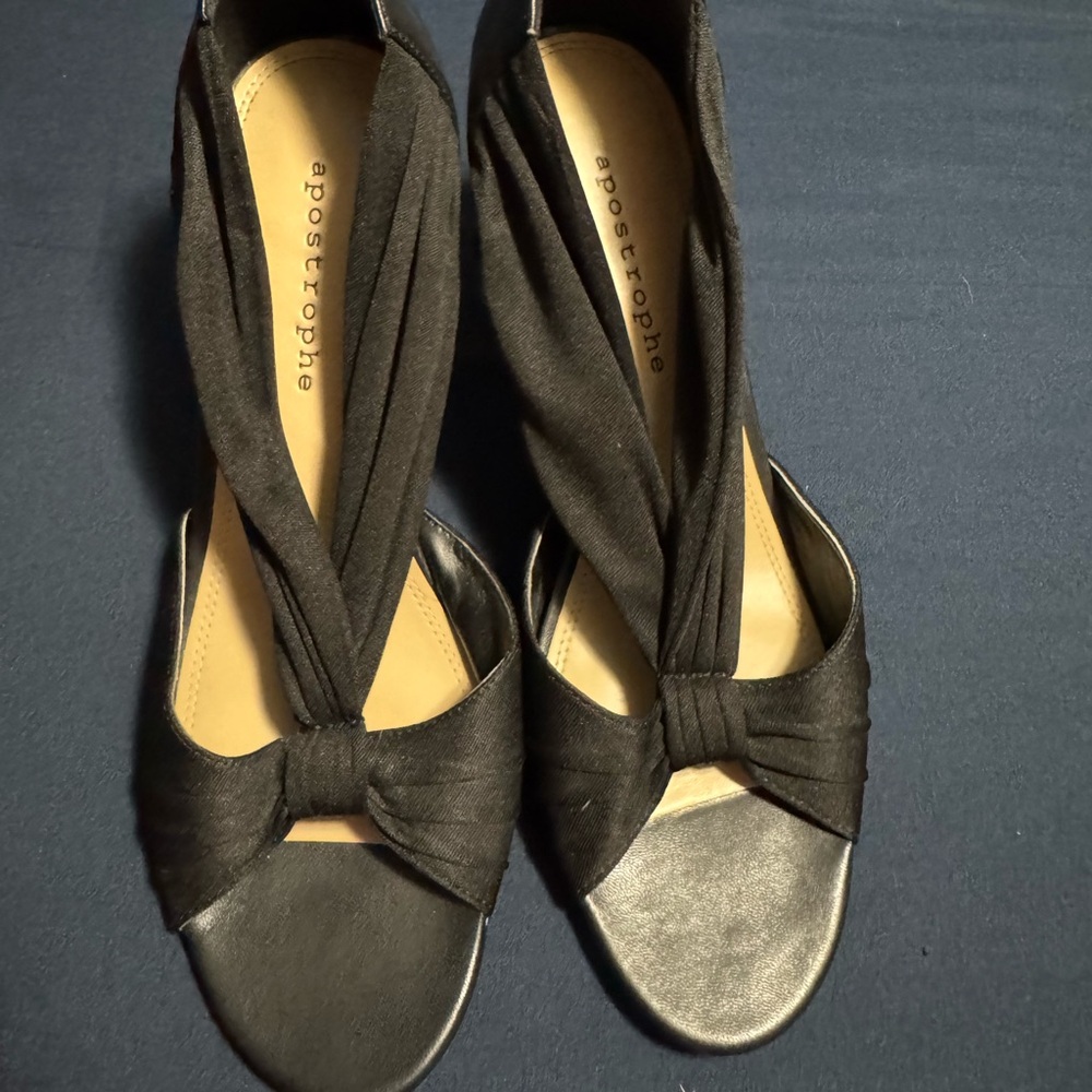 Apostrophe Elegant Black Women's Heels